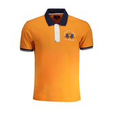 La Martina Orange Cotton Polo Shirt -   -  La Martina.